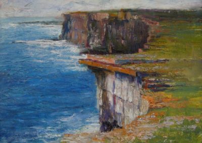 Cliffs of Moher, Irene Nunn, Oil, 16" x 20"