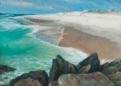 Sea Veils, Irene Nunn, Pastel on Canvas, 17" x 20"